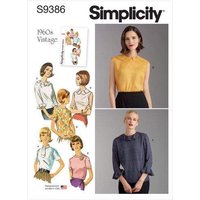 Patron Simplicity 9386.U5 - Lot de chemisiers pour femme