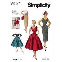 Patron Simplicity 9449.U5 - Robe et jupes pour femme