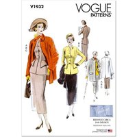 Patron Vogue 1932 B5 - Ensemble femme : tailleur et manteau