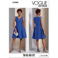 Patron Vogue 1949 Y5 - Robe entoilée