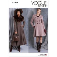 Patron Vogue 1971 H5 - Manteau ajusté