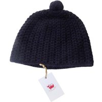 Bonnet 100% Yak pompon - Marine