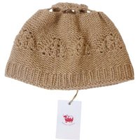 Bonnet 100% Yak ajouré - Camel