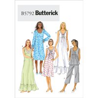 Patron Butterick 5792/Y - Haut, robe et pantalon