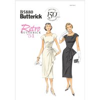 Patron Butterick 5880/E5 - Robe et ceinture
