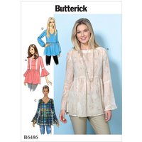 Patron Butterick 6486/Y - Hauts