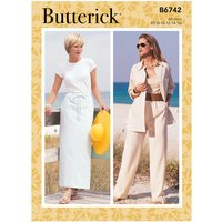 Patron Butterick 6742/B5 - Jupe et pantalon