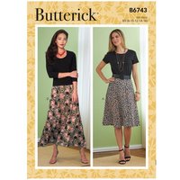 Patron Butterick 6743/F5 - Jupe