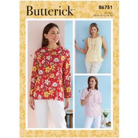 Patron Butterick 6751/F5 - Haut