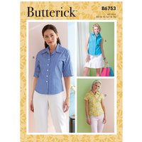 Patron Butterick 6753/F5 - Haut