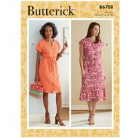 Patron Butterick 6758/A5 - Robe
