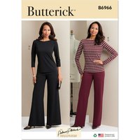 Patron Butterick 6966/E5 - Haut et pantalon