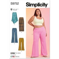 Patron Simplicity 9752.W2 - Jupe et pantalon
