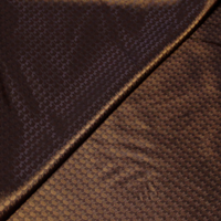 Doublure acétate & viscose - Changeant marron & bleu