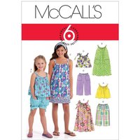 Patron McCall's 5797.CHJ - Haut, robe, short et pantalon