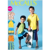 Patron McCall's 6548.CCE - Chemise, haut et short