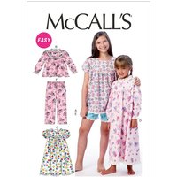 Patron McCall's 6831.CHJ - Haut, chemise de nuit, short et pantalon