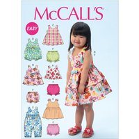 Patron McCall's 6944.CAA - Haut, robe, baboteuse et culotte