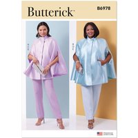 Patron Butterick 6978/AA - Cape, haut et pantalon