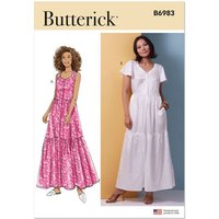 Patron Butterick 6983/A - Robe