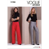 Patron Vogue 1988 H5 - Pantalon