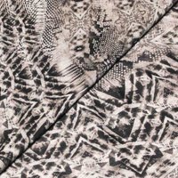 Étoffe 100% viscose - Motif peau de serpent