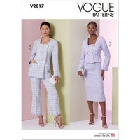 Patron Vogue 2017 Y5 - Veste, jupe et pantalon