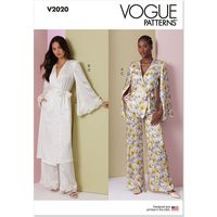 Patron Vogue 2020 Y5 - Haut, robe de chambre et pantalon