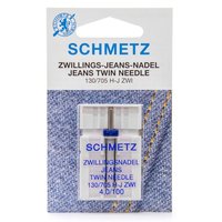 Aiguille machine double SCHMETZ spécial jean - 4 mm