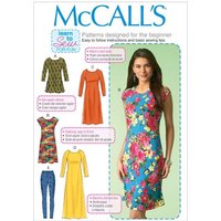 Patron McCall's 7122.Y - Tunique, robe et collant