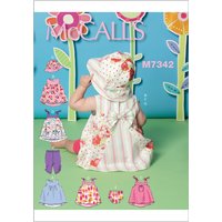 Patron McCall's 7342.YA5 - Robes, culottes, collants et chapeau