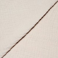 Double gaze 100% coton - Beige