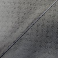 Doublure jacquard acétate & viscose - Géométrie grise