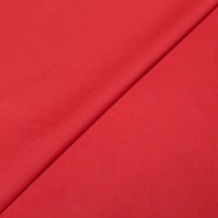 Popeline coton & élasthanne - Rouge