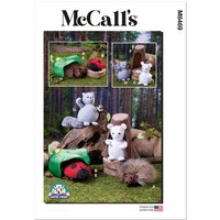 Patron McCall's 8469.OS - Animaux en peluche