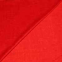 Jersey tubulaire 100% lin - Rouge