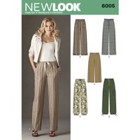 Patron New Look 6005 - Pantalon