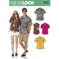 Patron New Look 6197 - Chemise