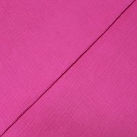 Double gaze 100% coton - Rose vif