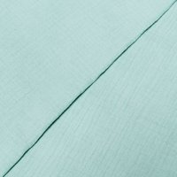 Double gaze 100% coton - Vert d'eau