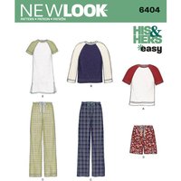 Patron New Look 6404 - Ensemble femme et homme