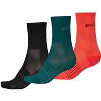 Tredz Limited Endura Coolmax Race Womens Cycling Socks - Triple Pack | Extra 7% off for BC Members, Price match & 365 Day returns
