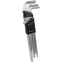 Hex Key Set 9pcs Long Arm Ball Point