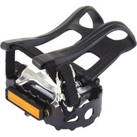 M Essential Alloy Pedals 9 16 inch Including Toe Clips Straps