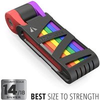 Tredz Limited Seatylock Foldylock Compact Folding Bike Lock - Pride Edition | Extra 7% off for BC Members, Price match & 365 Day returns