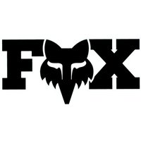 Fox Clothing F Head X 7" Sticker