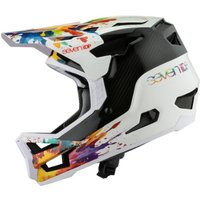 Tredz Limited 7Protection Project 23 Carbon Full Face MTB Helmet Splatter Limited Edition | Extra 7% off for BC Members, Price match & 365 Day returns