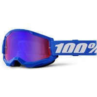 Tredz Limited 100% Strata 2 MTB Goggles Mirror Lens | Extra 7% off for BC Members, Price match & 365 Day returns