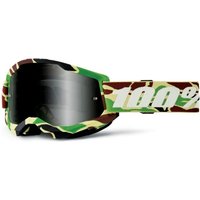 Tredz Limited 100% Strata 2 Sand MTB Goggles Smoke Lens | Extra 7% off for BC Members, Price match & 365 Day returns
