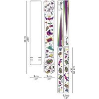 Tredz Limited Dyedbro MTB Frame Protection Kit - Unicorn Glitter | Extra 7% off for BC Members, Price match & 365 Day returns